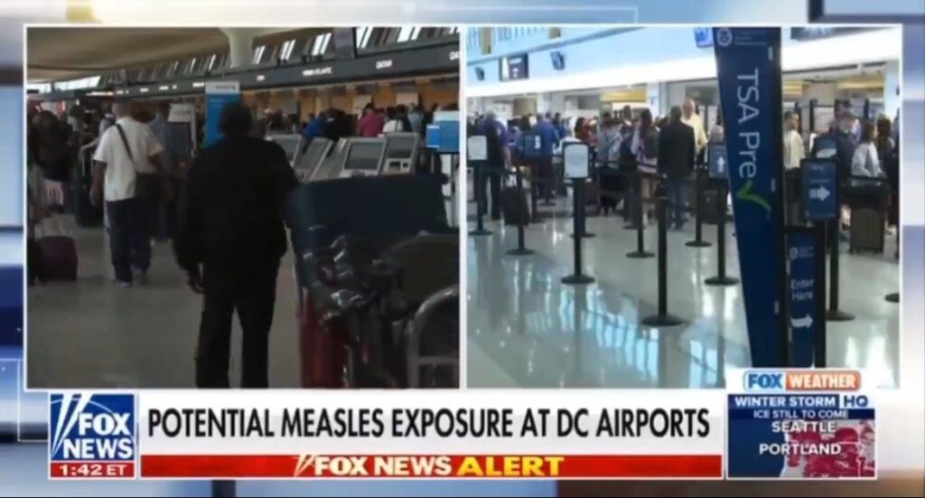 NEW: Travelers at Dulles and Reagan Airports Exposed to Measles Linked to 'International Traveler' | The Gateway Pundit