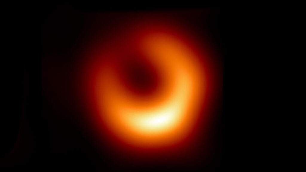 Astronomers have snapped a new photo of the black hole in galaxy M87