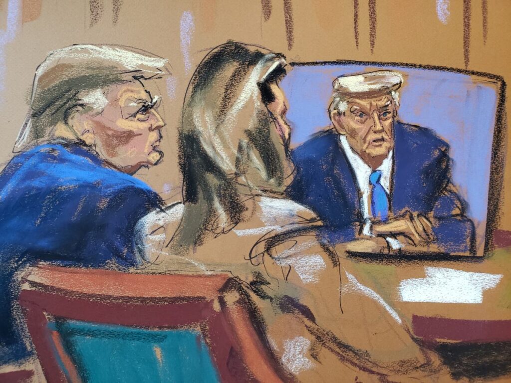 Frustrated Trump muzzled during three-minute testimony in E Jean Carroll trial