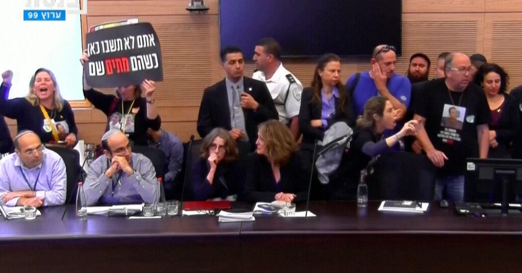Protesters Storm Israel’s Parliament as Anger Over Gaza Hostages Grows