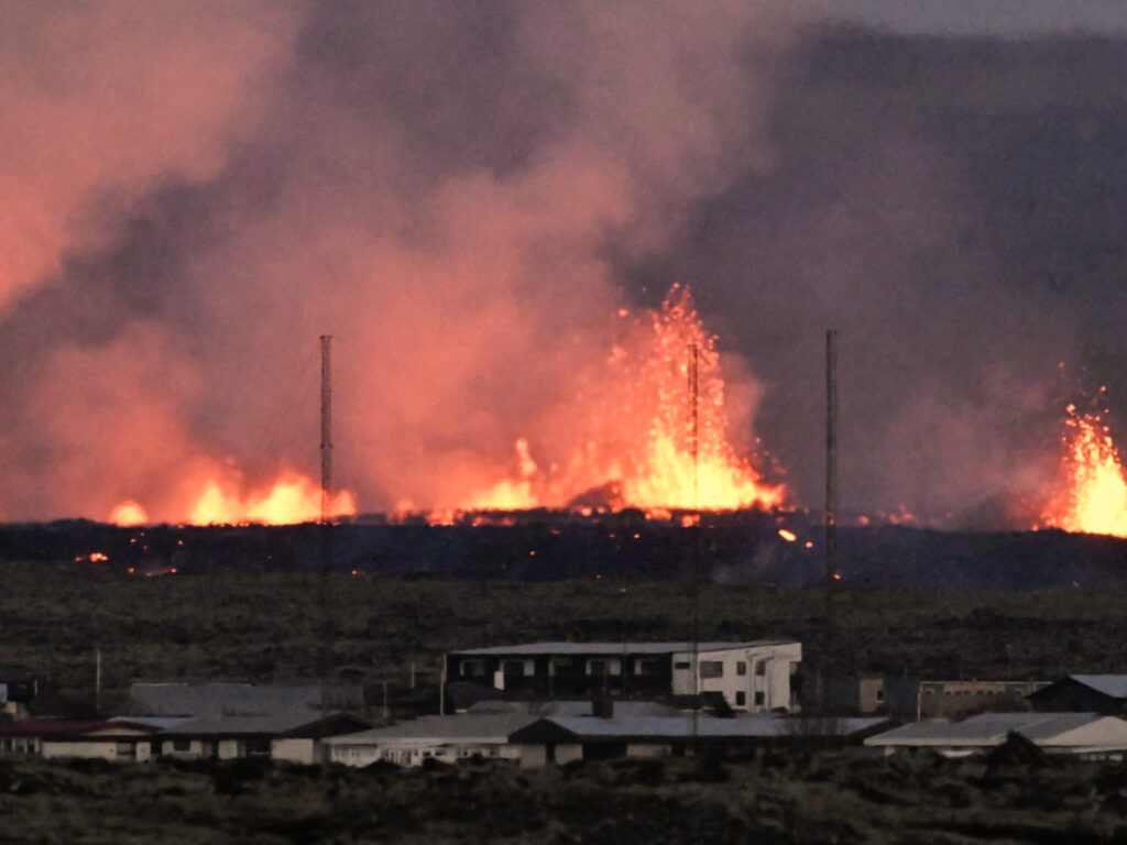 Volcano erupts in Iceland, sending lava into fishing town | Volcanoes News