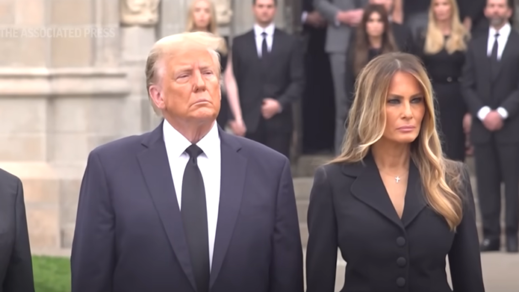 Team DeSantis Torched For Claim Trump Was Hiding In His Basement - He Was At Melania's Mother's Funeral