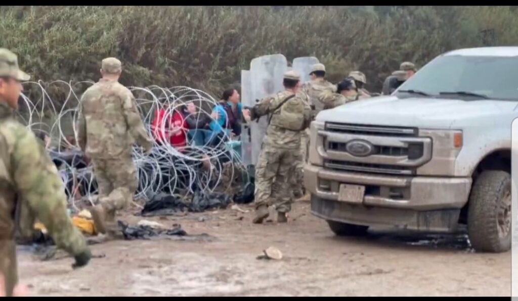Melugin: Texas National Guard Uses Riot Shields to Protect Themselves Amid Biden Border Crisis (VIDEO) | The Gateway Pundit