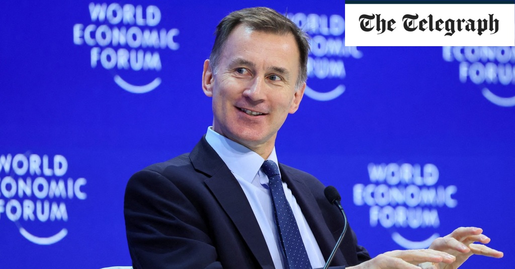 Hunt's tax cut plans boosted as borrowing slows