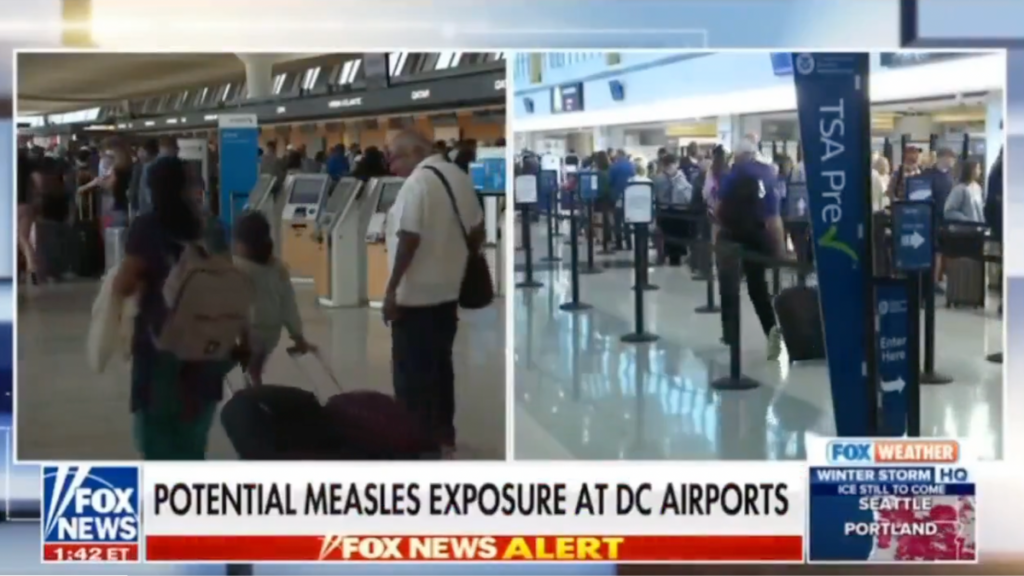 Health Officials: Possible 'Highly Contagious' Measles Exposure At Dulles And Reagan Airports In DC Area