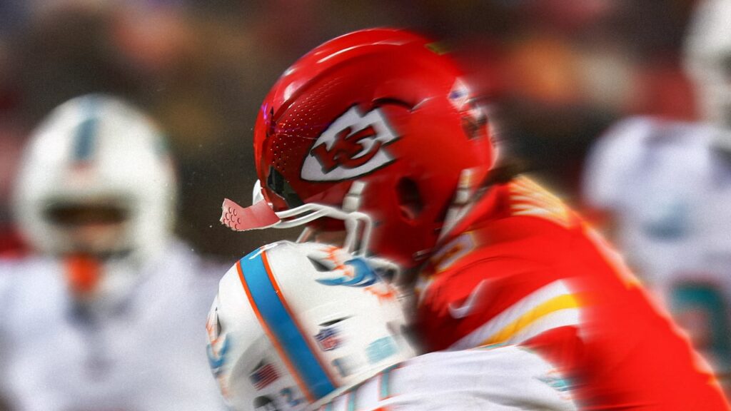 The Chiefs quarterback's helmet cracked in freezing weather. Here's wh