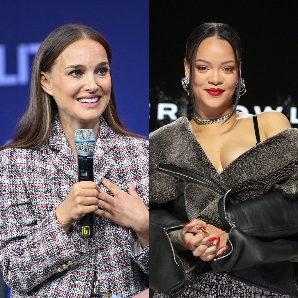 Rihanna Reacts to Meeting "One of the Hottest B---hes" Natalie Portman